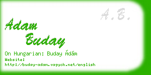 adam buday business card
